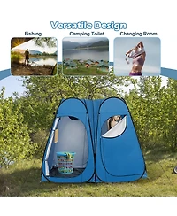 Outdoor 7.5FT Portable Pop Up Shower Privacy Tent Dressing Changing Room Camping