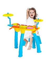 24 Key Dj Piano Keyboard Drum Toy Music Instrument w/MP3 Microphone Cymbal