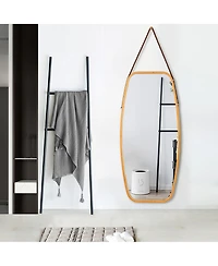 39'' Modern Rectangle Wall Hanging Framed Mirror