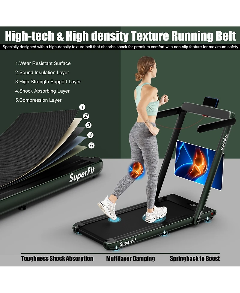 2.25HP 2 1 Treadmill