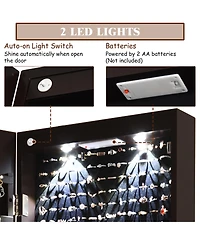 Mirrored Jewelry Cabinet Jewelry Organizer