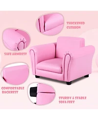 Costway Kids Sofa Armrest Chair Couch Children Toddler Birthday Gift
