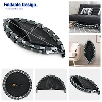 36'' Kids Trampoline Rebounder W/Full Covered Handrail