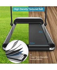 Costway Installation-Free Ultra-Thin Folding Treadmill Exercise