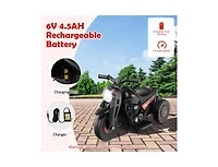Slickblue 6V Kids Electric Ride on Motorcycle with Bubble Maker and Music