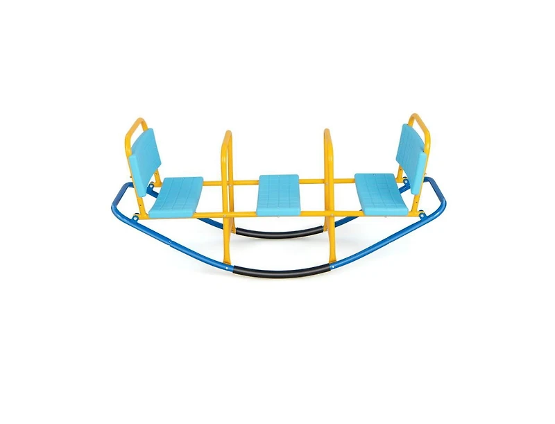 Slickblue Outdoor Kids Seesaw Swivel Teeter for 3 to 8 Years Old