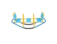 Slickblue Outdoor Kids Seesaw Swivel Teeter for 3 to 8 Years Old
