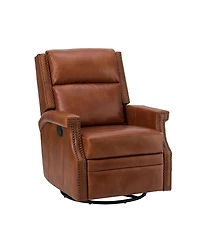 Anselm Transitional Recliner with Nailhead Trim