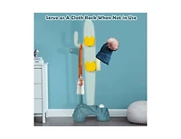 Slickblue Toddler 3-in-1 Cactus Toy Stand Sports Activity Center with Golf and Ring-Toss