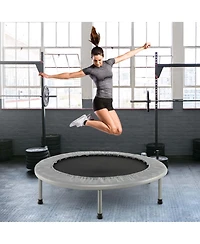 38" Mini Folding Trampoline Portable Recreational Fitness Rebounder