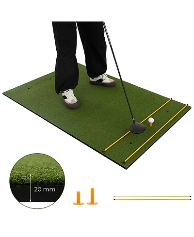 5 x Ft Golf Hitting Mat Artificial Indoor Outdoor Turf Golf Training Mat mm