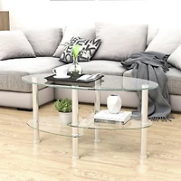 Simplie Fun Nesting Coffee Table Set Of 2, Square Modern Stacking Table With Wood Finish For Living Room