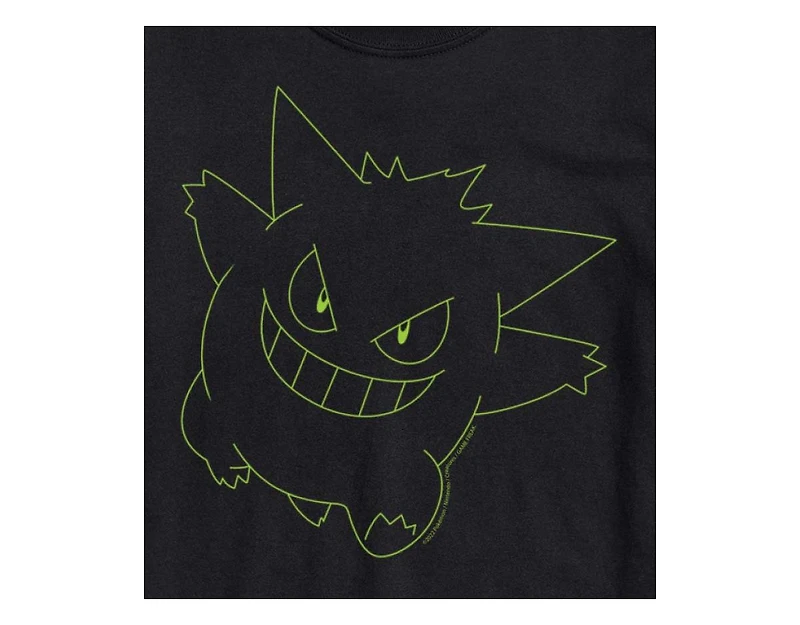 Hybrid Apparel Gengar Big Face Men's Short Sleeve Tee