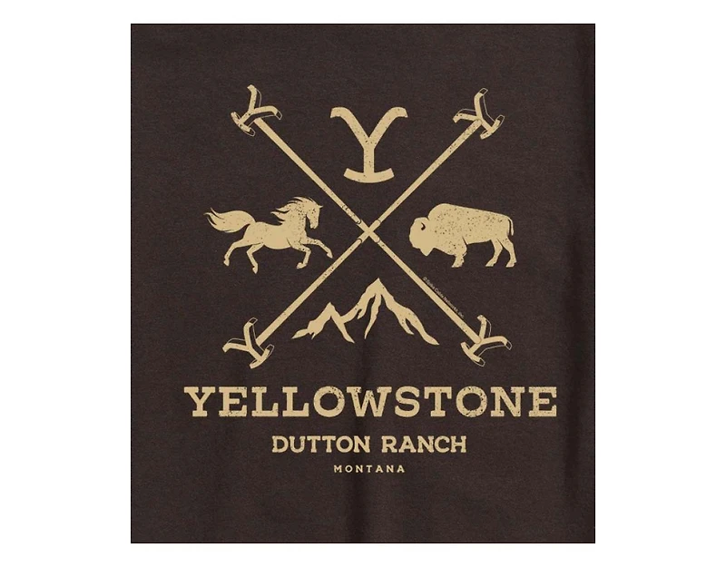 Hybrid Apparel Yellowstone Mens Short Sleeve Tee