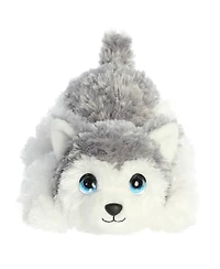 Aurora Medium Hollis Husky Playful Pretties Adorable Plush Toy Grey 10"