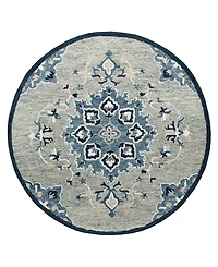 Closeout! Lr Home Rochelle Rug-134 7'3"x7'3" Round Area Rug