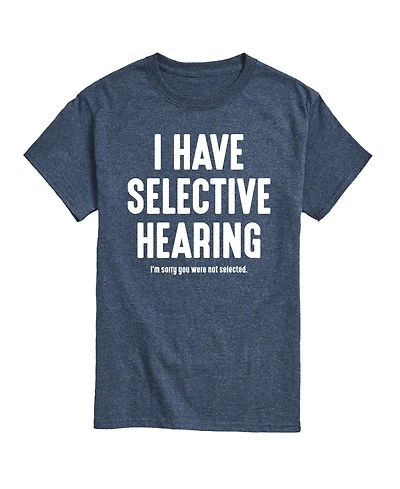Hybrid Apparel Selective Hearing Men's Short Sleeve Tee