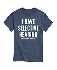 Hybrid Apparel Selective Hearing Men's Short Sleeve Tee