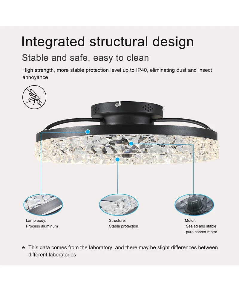 Ceiling Fan With Lights Dimmable Led