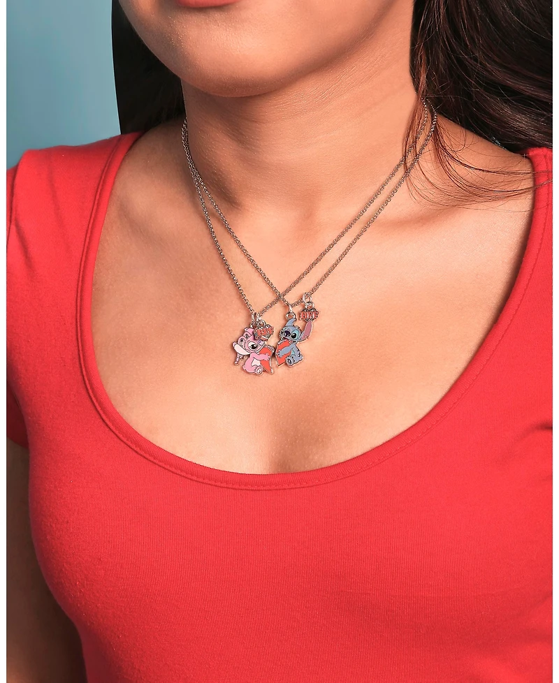 Disney Lilo and Stitch Fashion Bff Pendant Necklace Set