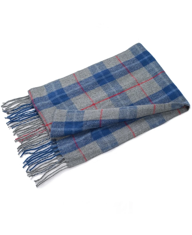 Alpine Swiss Men's Scarf Soft 80 Inch Long Warm Scarves Plaids Winter Shawl