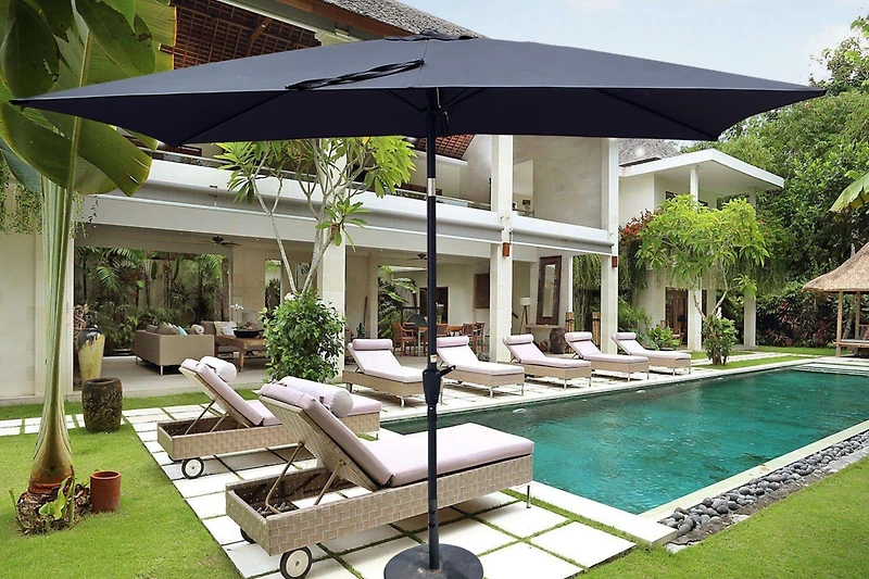 Streamdale Waterproof Patio Umbrella with Tilt and Crank