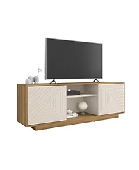 Streamdale Modern Tv Stand For TVs Up To 70", Oak
