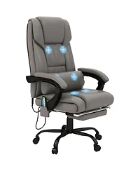 Vinsetto Massage Office Chair, Office Chair with 6 Vibration Points