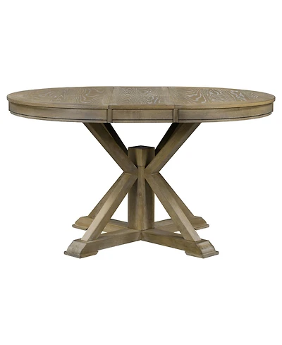 Streamdale Retro Extendable Oak Dining Table with 12" Leaf