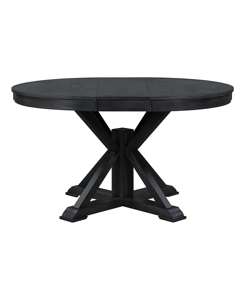 Streamdale Retro Extendable Oak Dining Table with 12" Leaf