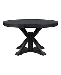 Streamdale Retro Extendable Oak Dining Table with 12" Leaf