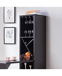 Simplie Fun Bar Table Red Cocoa