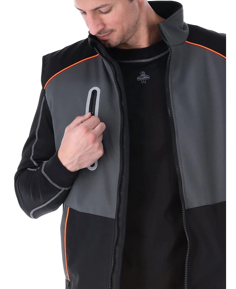 RefrigiWear Men's PolarForce Vest Insulated Winter Vest, Lightweight Cold-Weather Layer