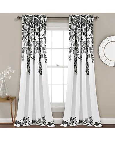Lush Decor Tanisha Light Filtering Window Curtain Panels