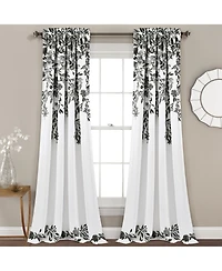 Lush Decor Tanisha Light Filtering Window Curtain Panels