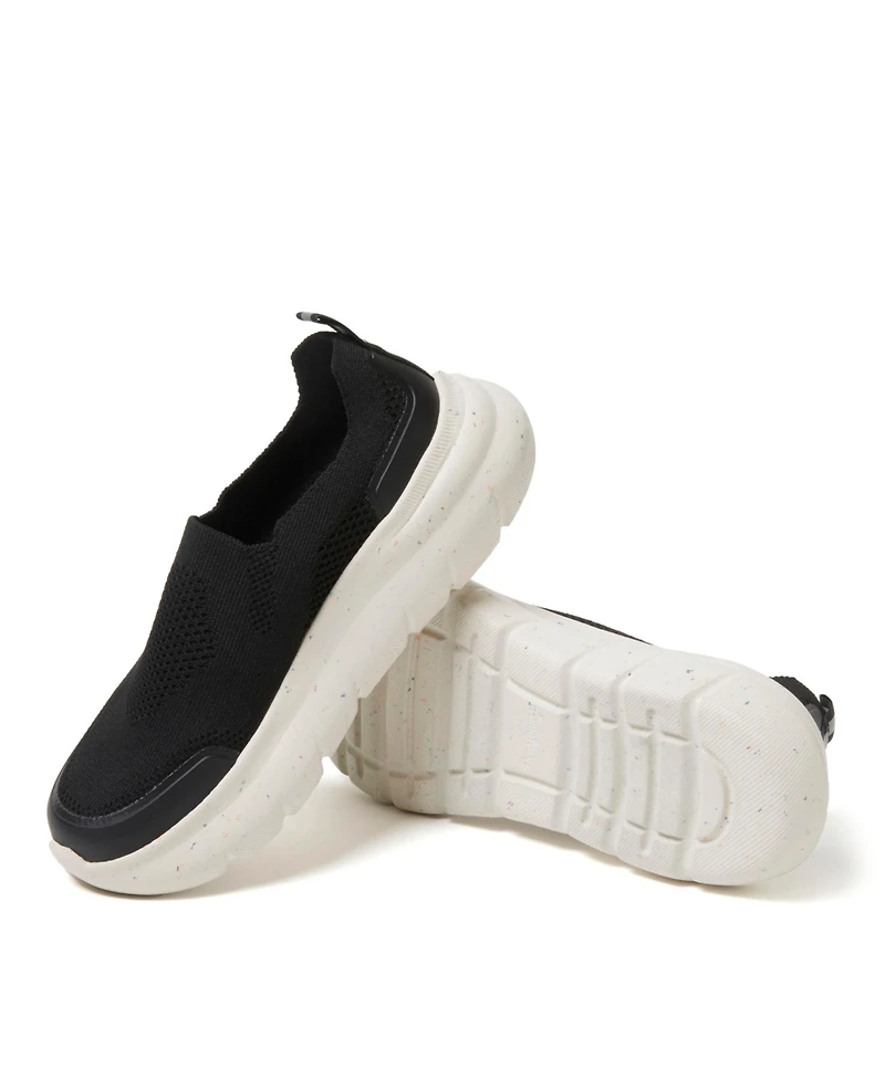 Dearfoams Women's ReGrind Crimson Lightweight Slip-On Sneaker