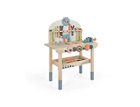 Slickblue Kids Play Tool Workbench with Realistic Accessories