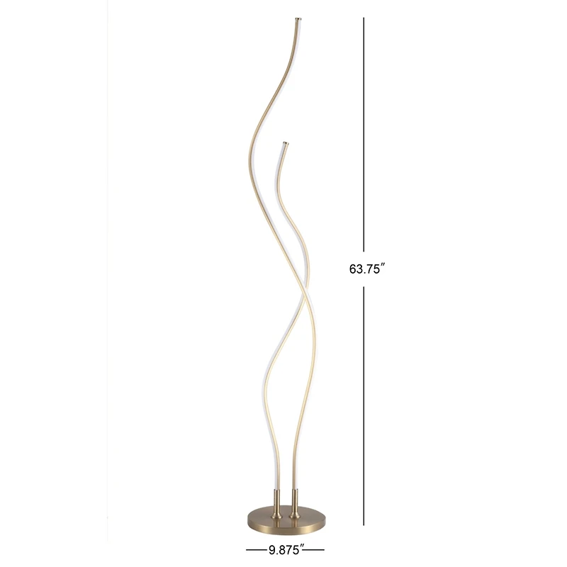 Jonathan Y Cairo Led Integrated Floor Lamp