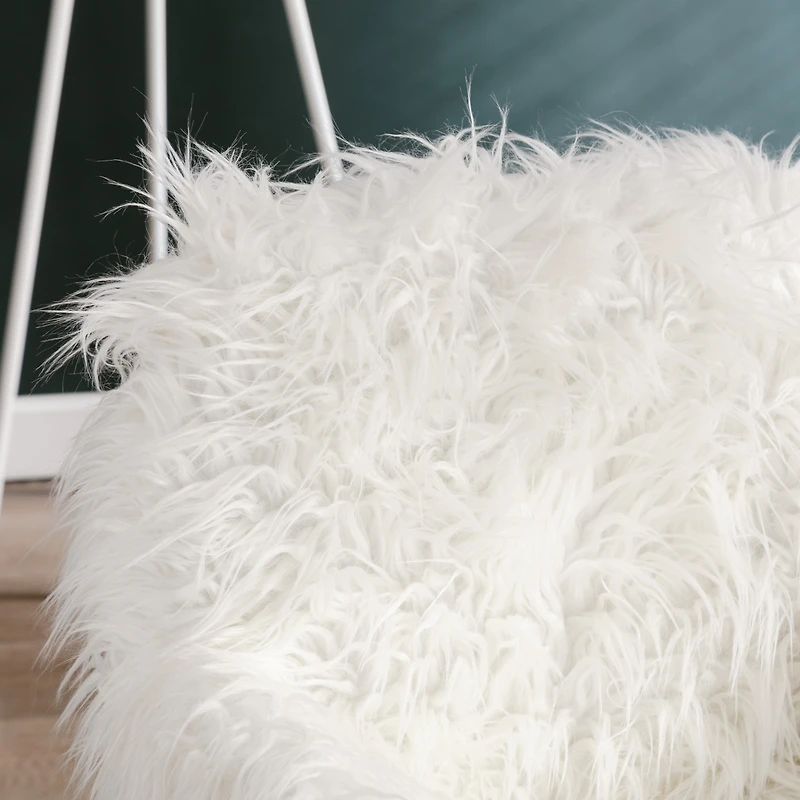Streamdale Faux Fur Office Chair Modern & Comfy