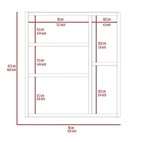 Streamdale Myrick 2-Shelf Medicine Cabinet With Mirror Wengue