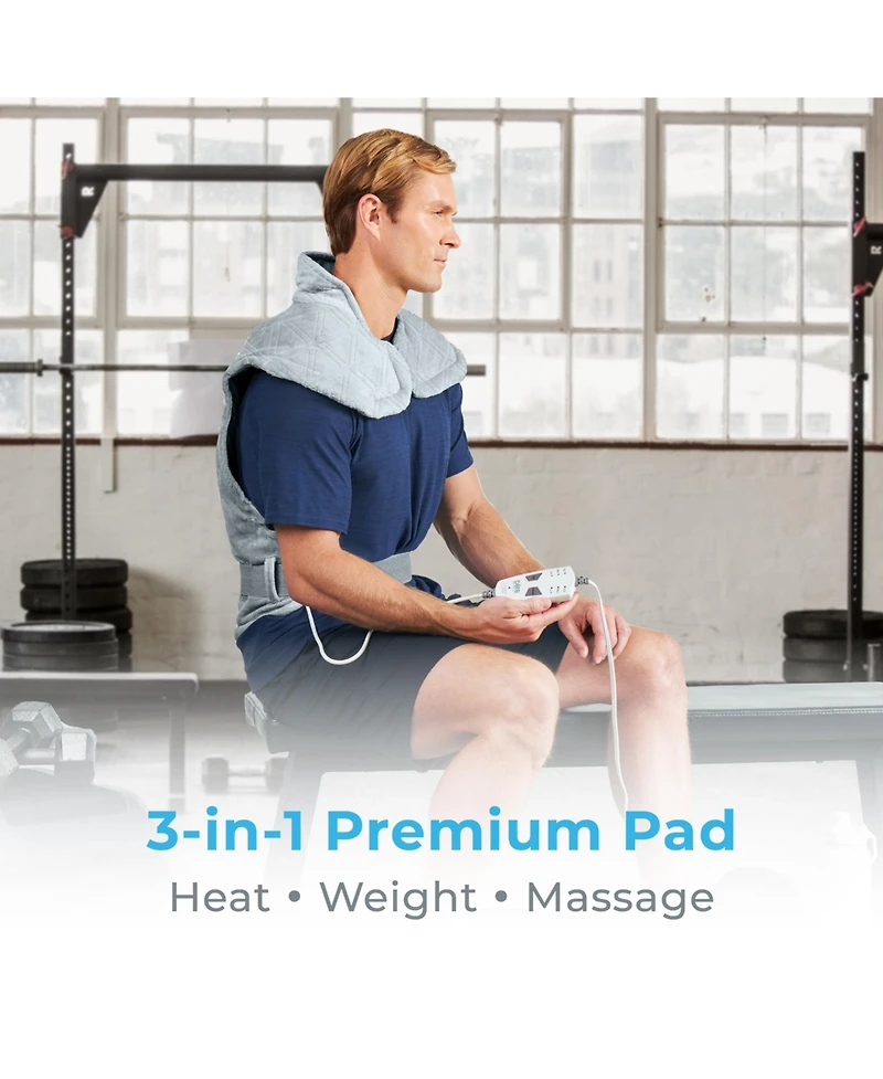 Pure Enrichment WeightedWarmth 3-in-1 Back Neck Heating Pad