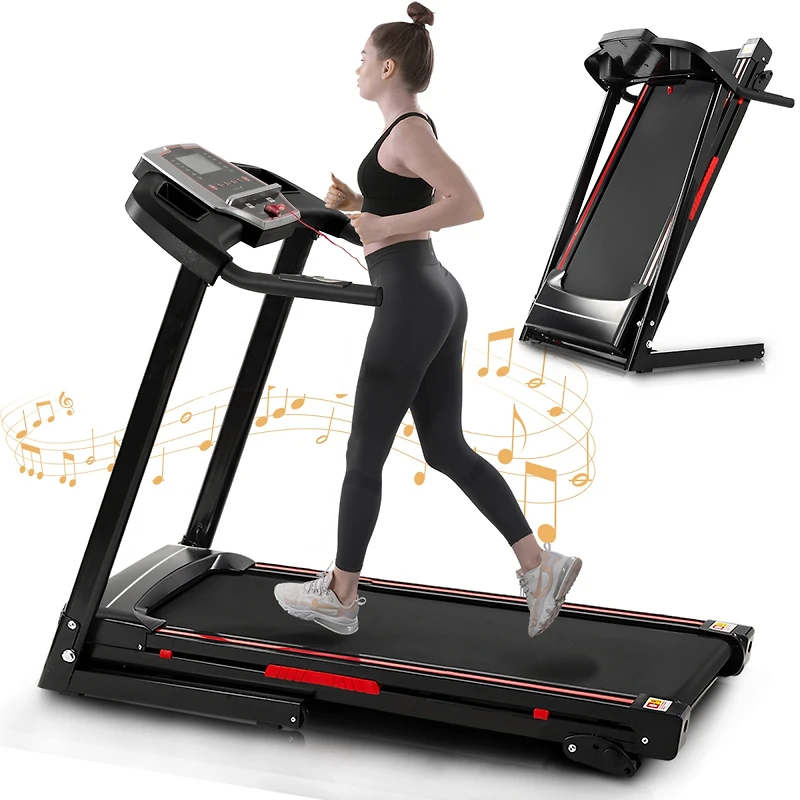 Streamdale Portable Incline Folding Treadmill with App