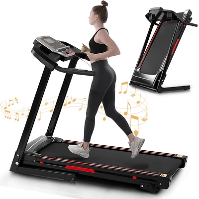 Streamdale Portable Incline Folding Treadmill with App