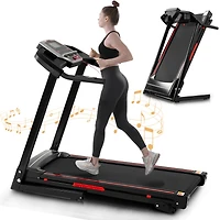 Streamdale Portable Incline Folding Treadmill with App