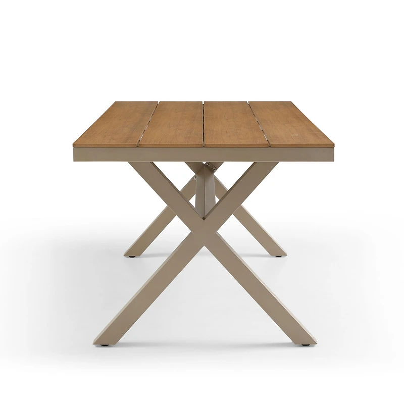 Streamdale 70" Rectangular Aluminum Dining Table