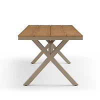 Streamdale 70" Rectangular Aluminum Dining Table