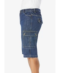 Liberty Blues Big & Tall by KingSize Denim Cargo Shorts