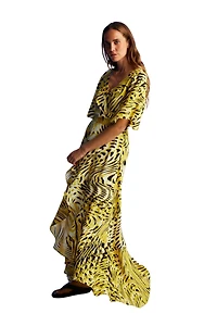Nocturne Women's Printed Asymmetrical Dress