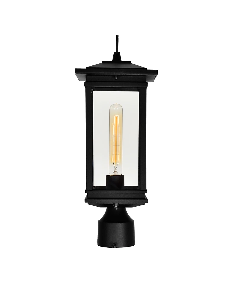 Cwi Lighting 17.5" Metal Oakwood 1 Light Outdoor Lantern Head