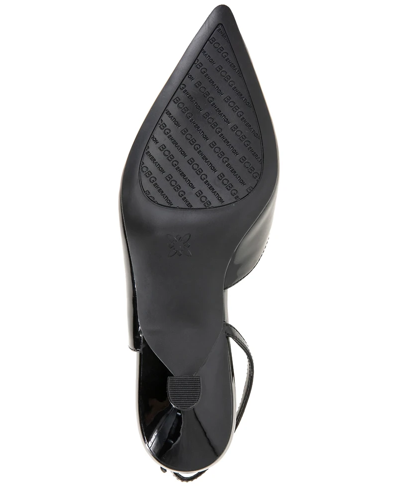 BCBGeneration Women's Kittie Kitten Heel Sling Back Pumps